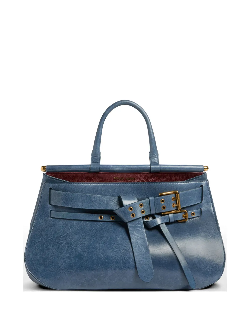 Antonio Marras medium Tanit buckled-strap tote bag - Blu