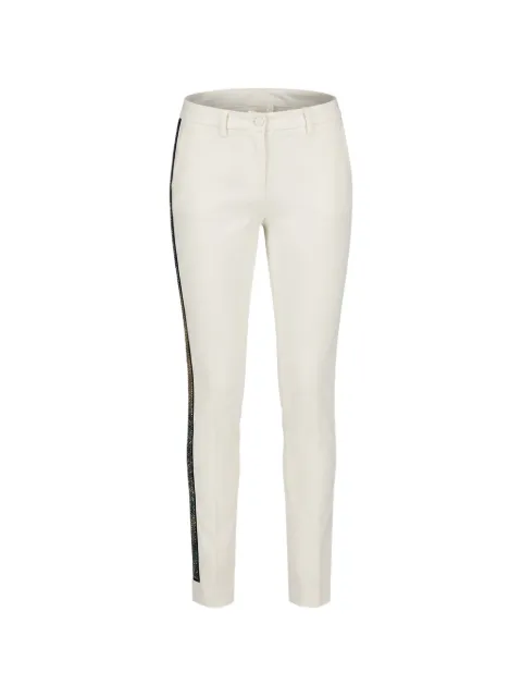 Philipp Plein Veronique rhinestone-stripe trousers
