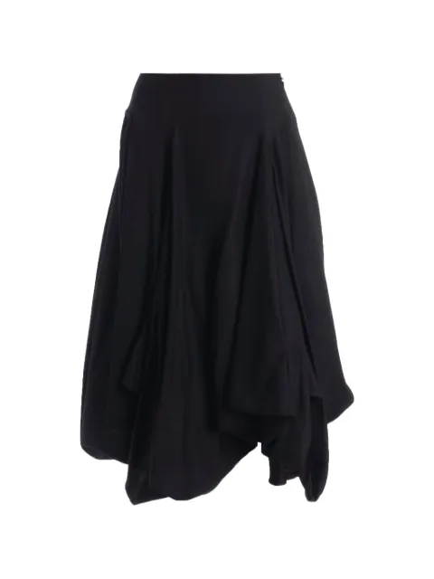 Yohji Yamamoto panelled balloon mid skirt