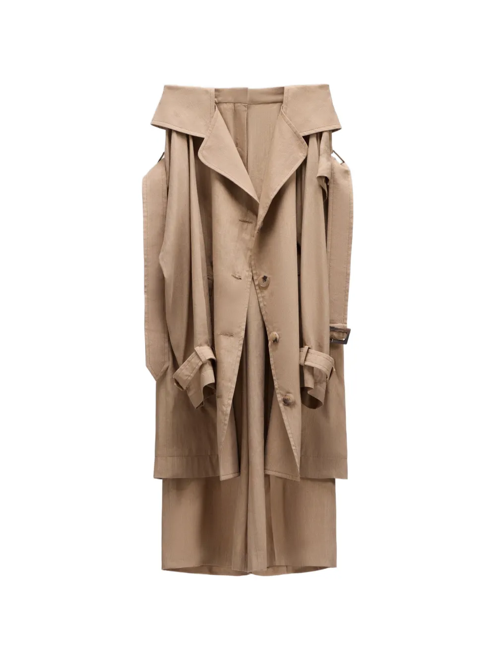Viktor & Rolf sleeve-toe wrap trousers - Nude