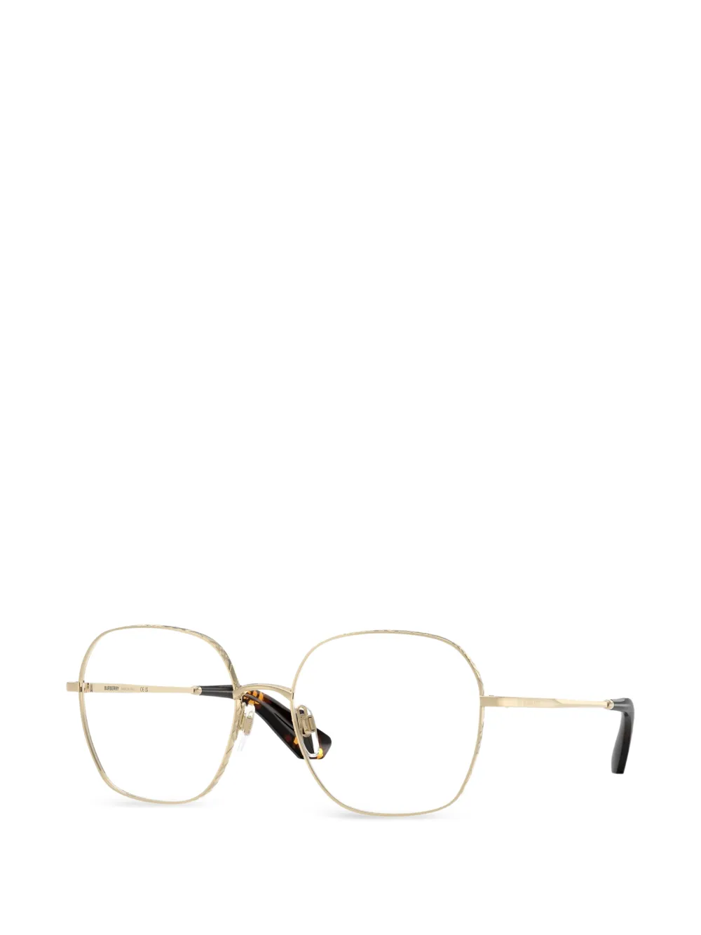 Burberry geometric-frame glasses - Oro