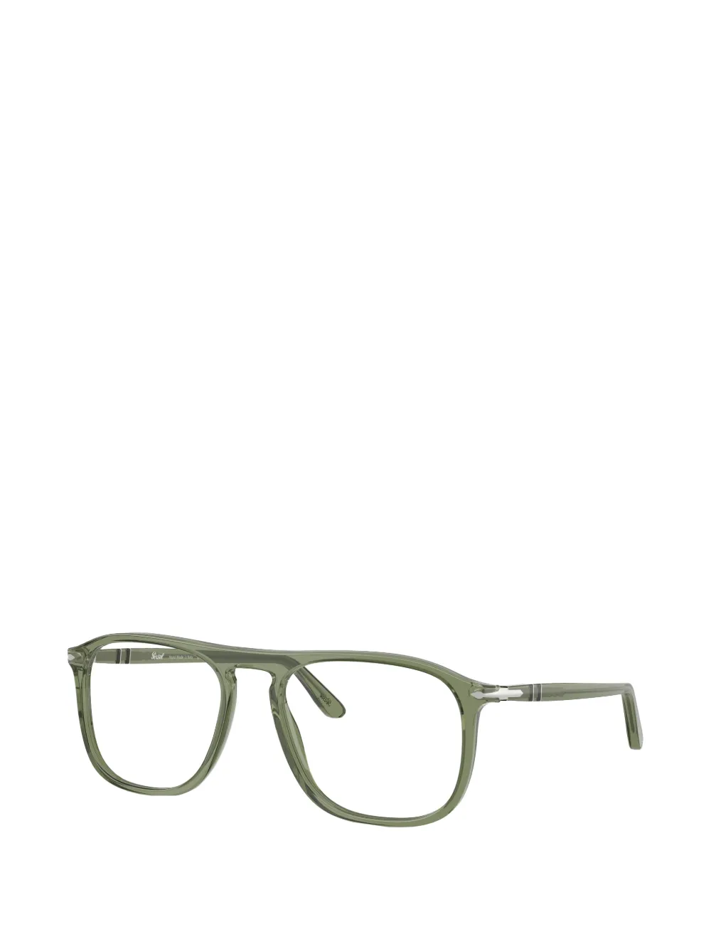 Persol Bril met vierkant montuur Groen