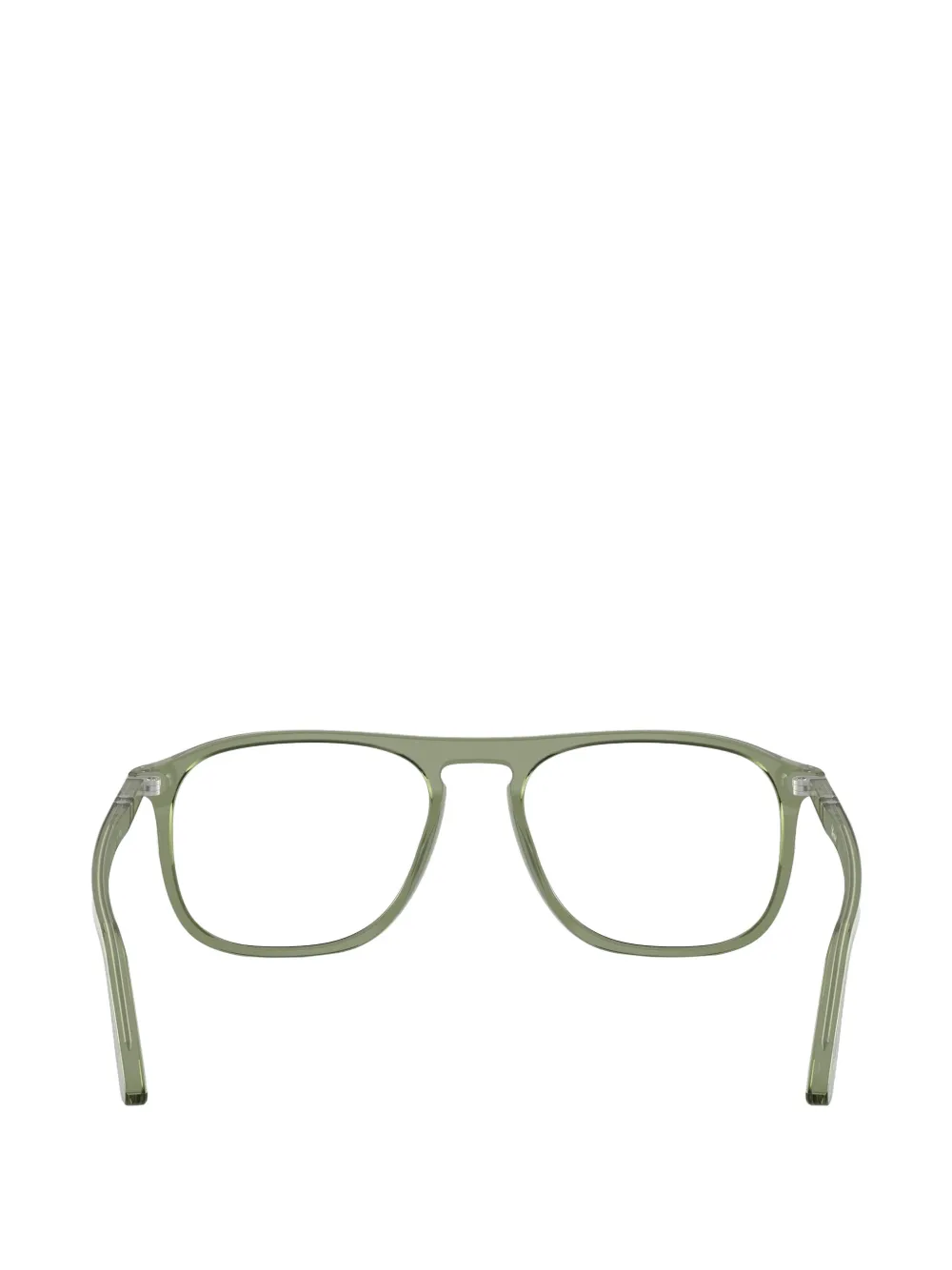 Persol Bril met vierkant montuur Groen