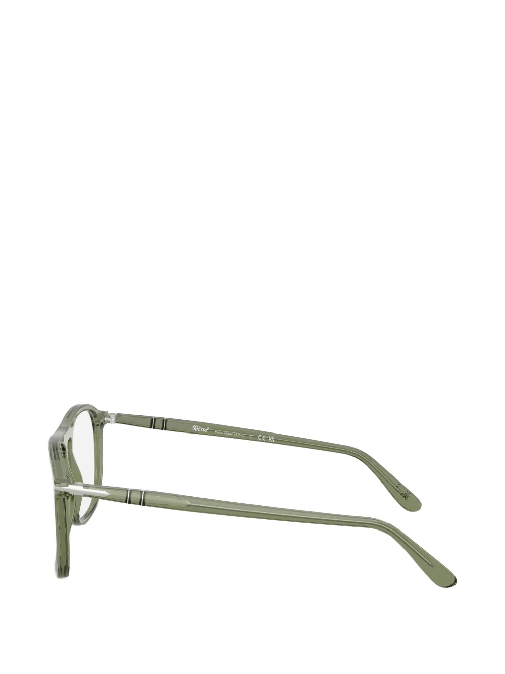 Persol Bril met vierkant montuur Groen