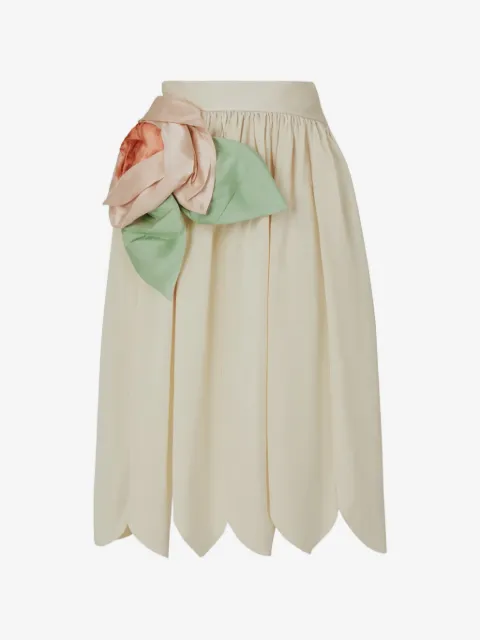 Simone Rocha jupe Rosette Basque à coupe mi-longue