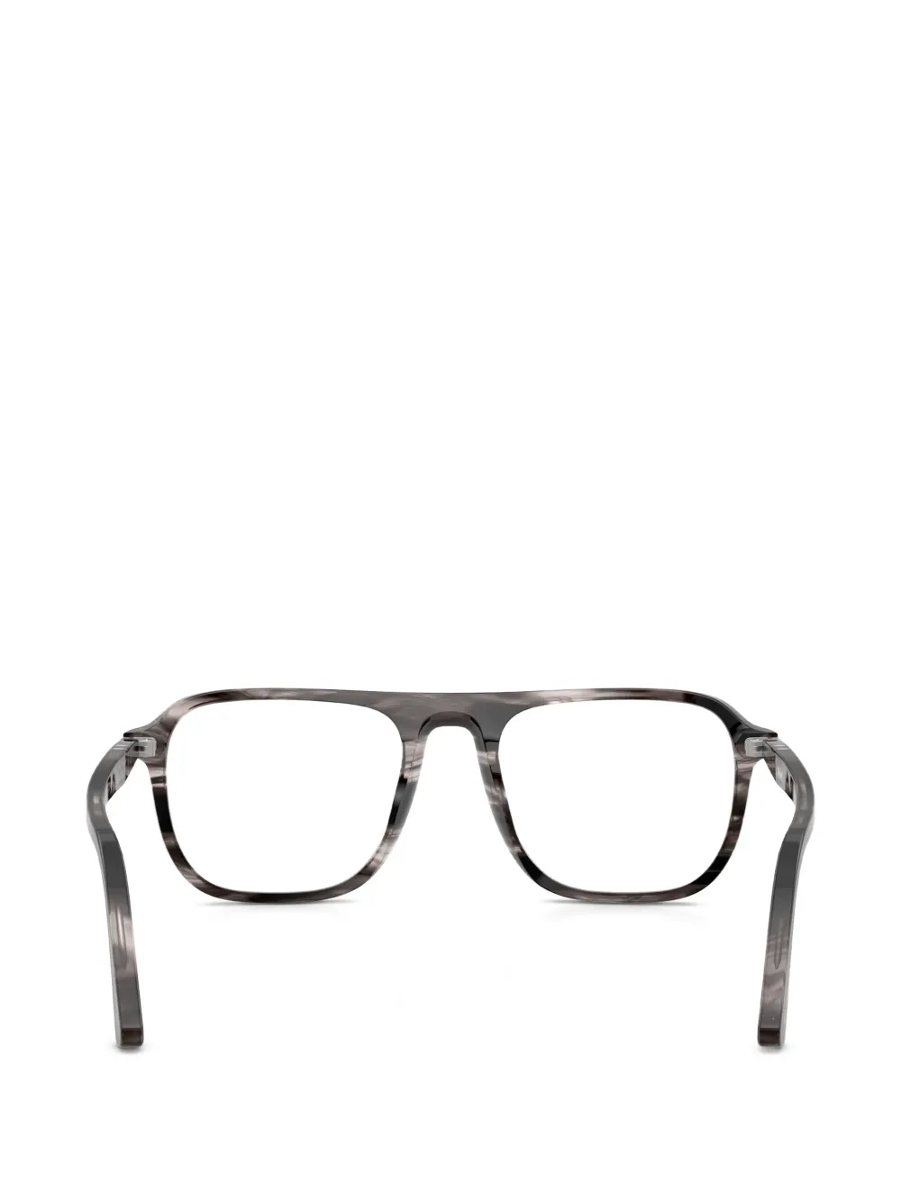 Persol Jacques bril met gestreept patroon Grijs