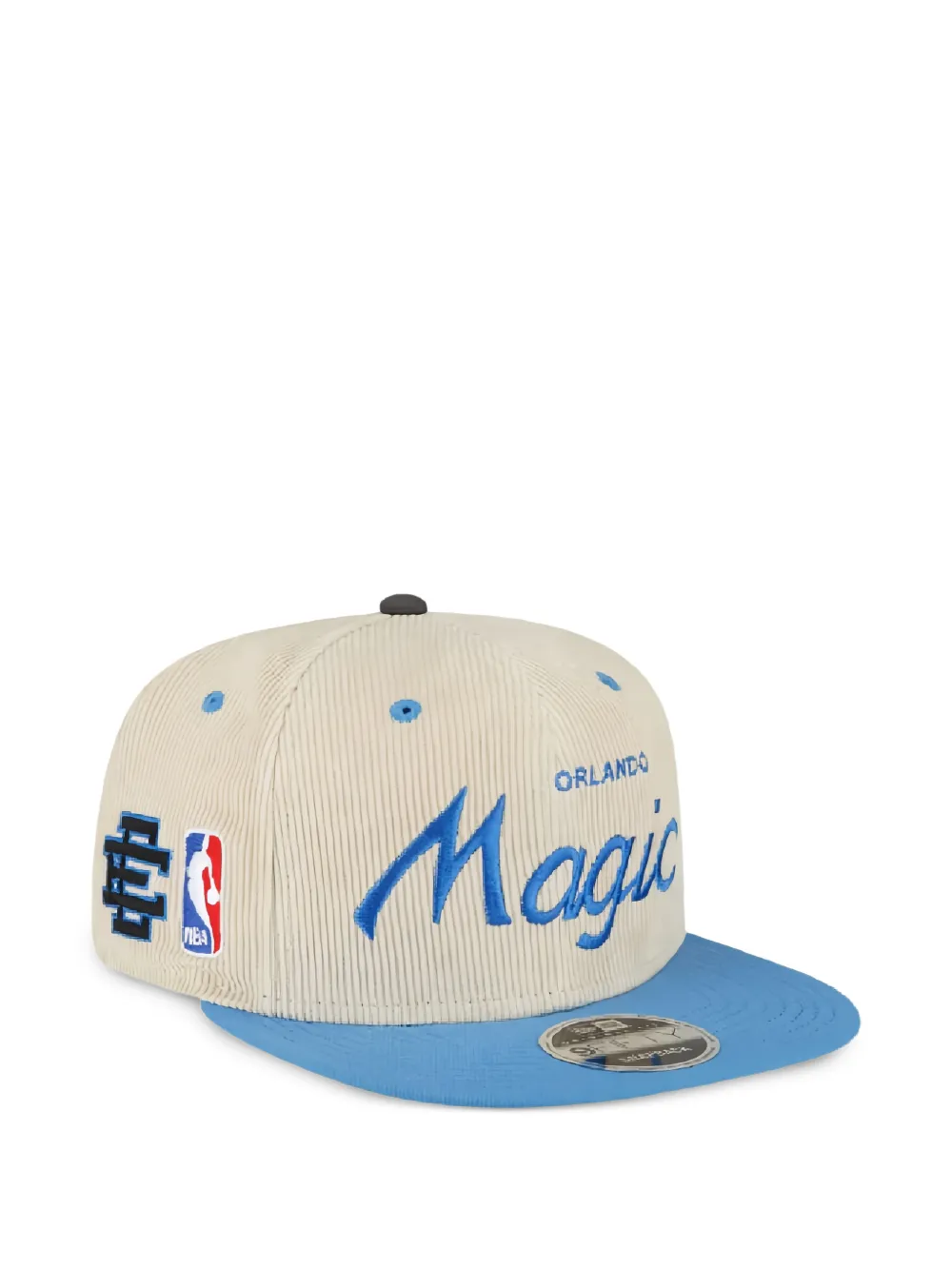NEW ERA CAP x Eric Emanuel 9FIFTY Orlando Magic pet met drukknoop Beige