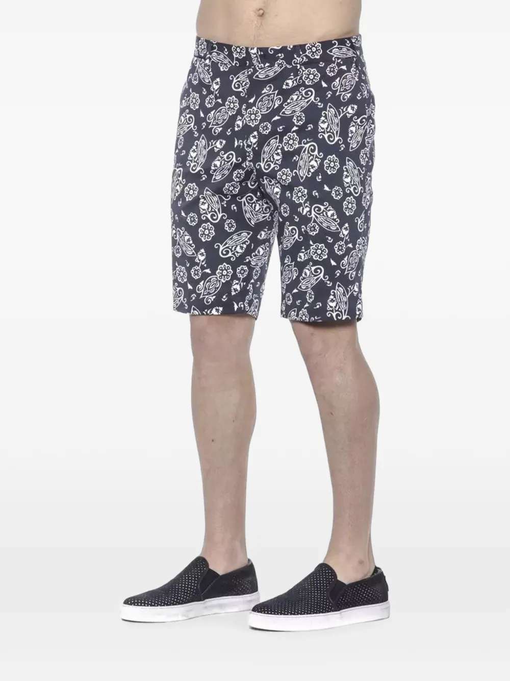 PT Torino paisley-print bermuda shorts Blauw