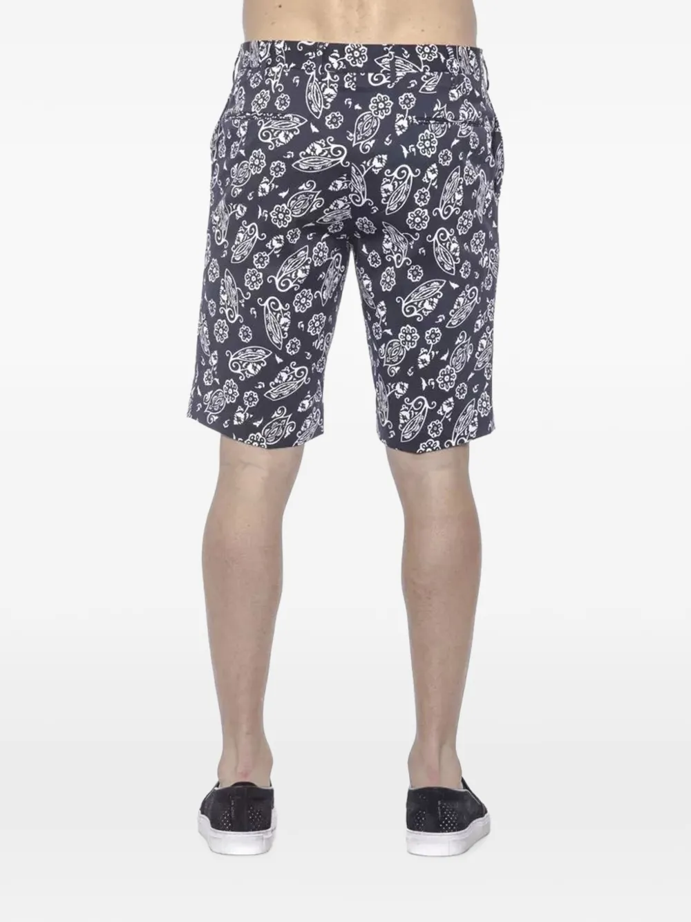 PT Torino paisley-print bermuda shorts Blauw