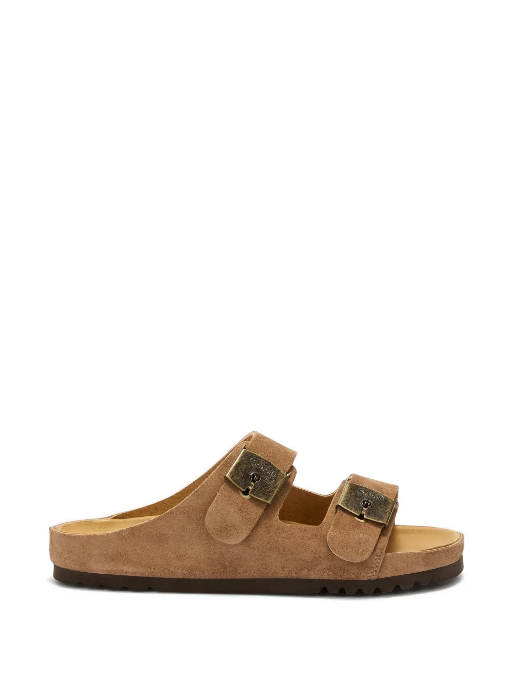 Scholl buckle-fastening suede sandals - Toni neutri