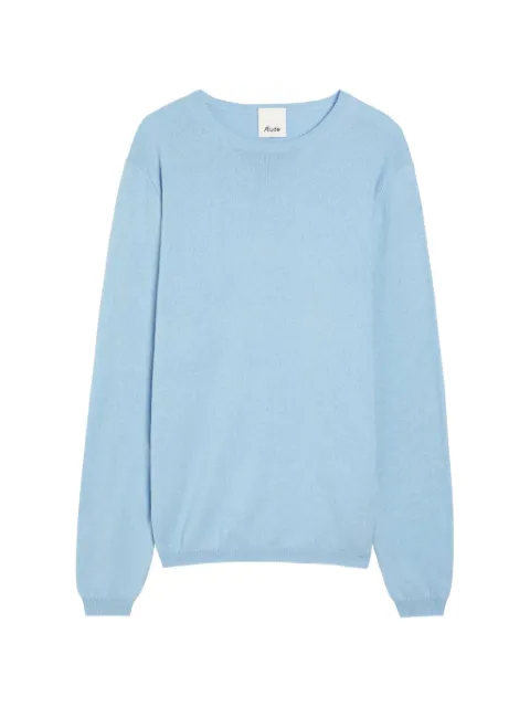 Allude long-sleeve crew-neck cashmere sweater