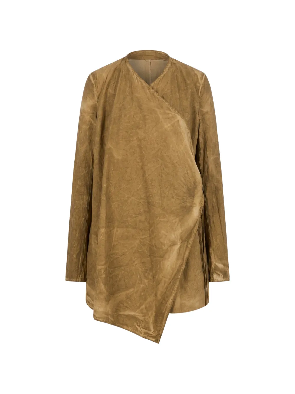 Uma Wang Kunto wrap jacket - Marrone