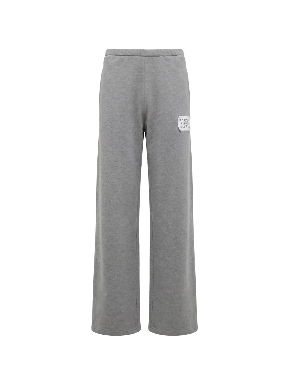 MM6 Maison Margiela logo-patch track pants - Grigio