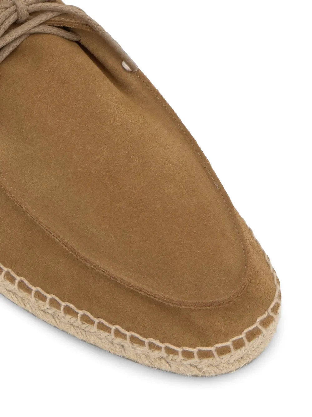 Castañer Ned lace-up suede espadrilles Beige
