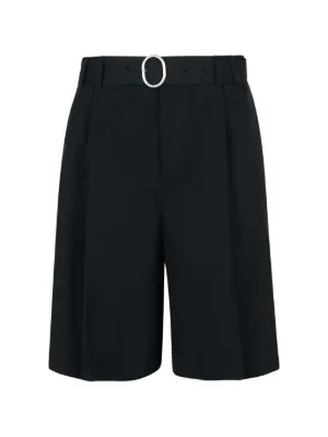 Jil Sander ベルテッド ショートパンツ | ブラック | FARFETCH JP