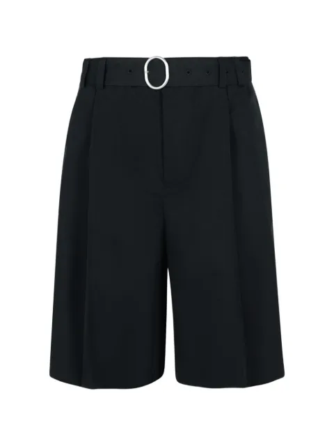 Jil Sander belted pleated shorts