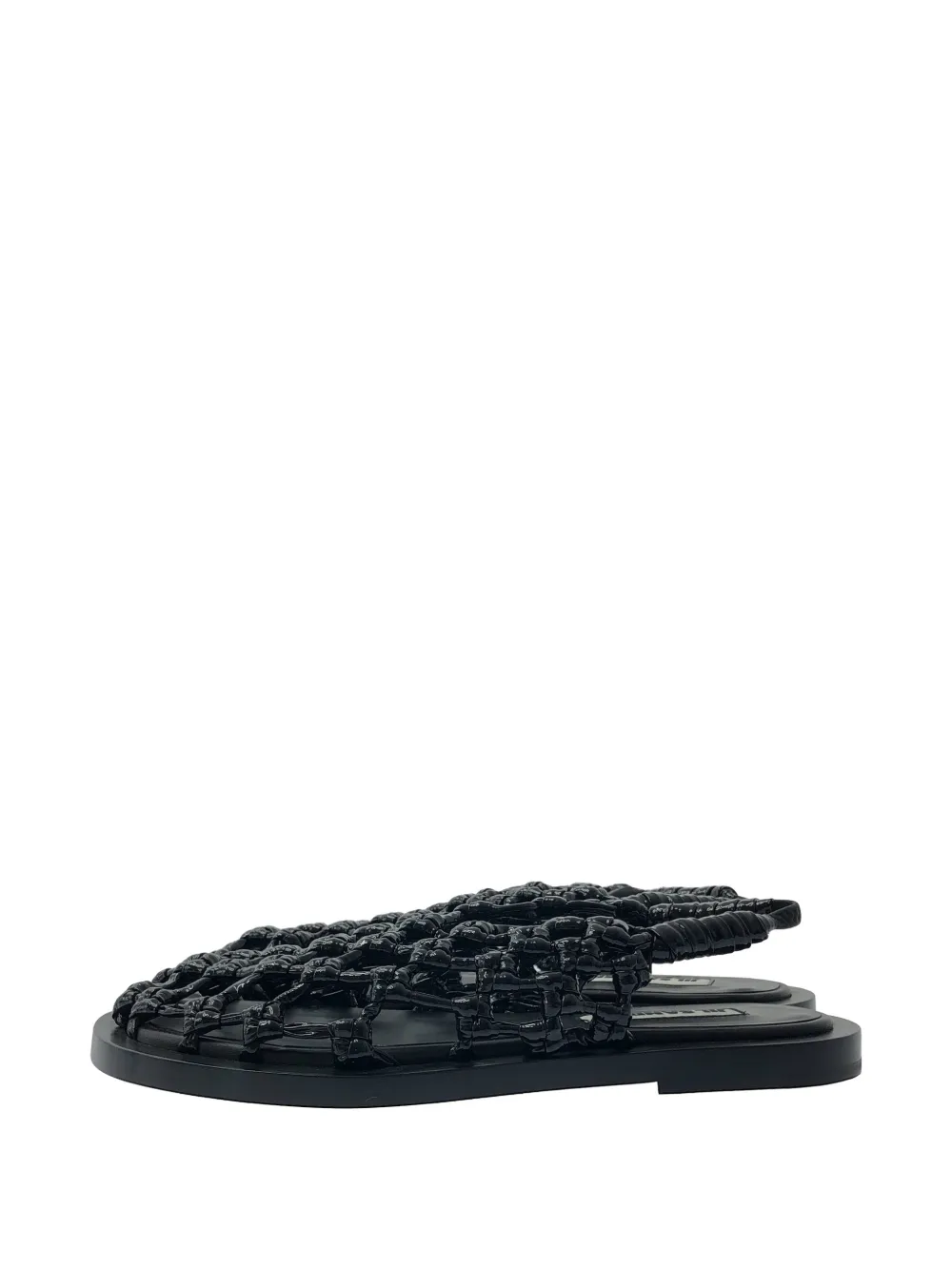 Jil Sander Knotted Cage Sandals | ブラック | FARFETCH JP
