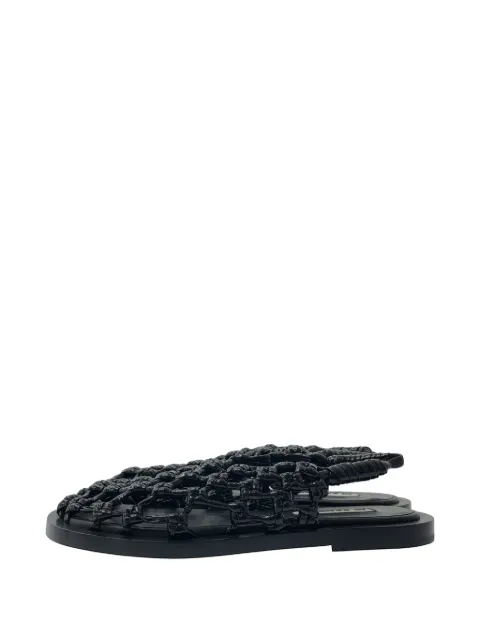 Jil Sander knotted cage sandals