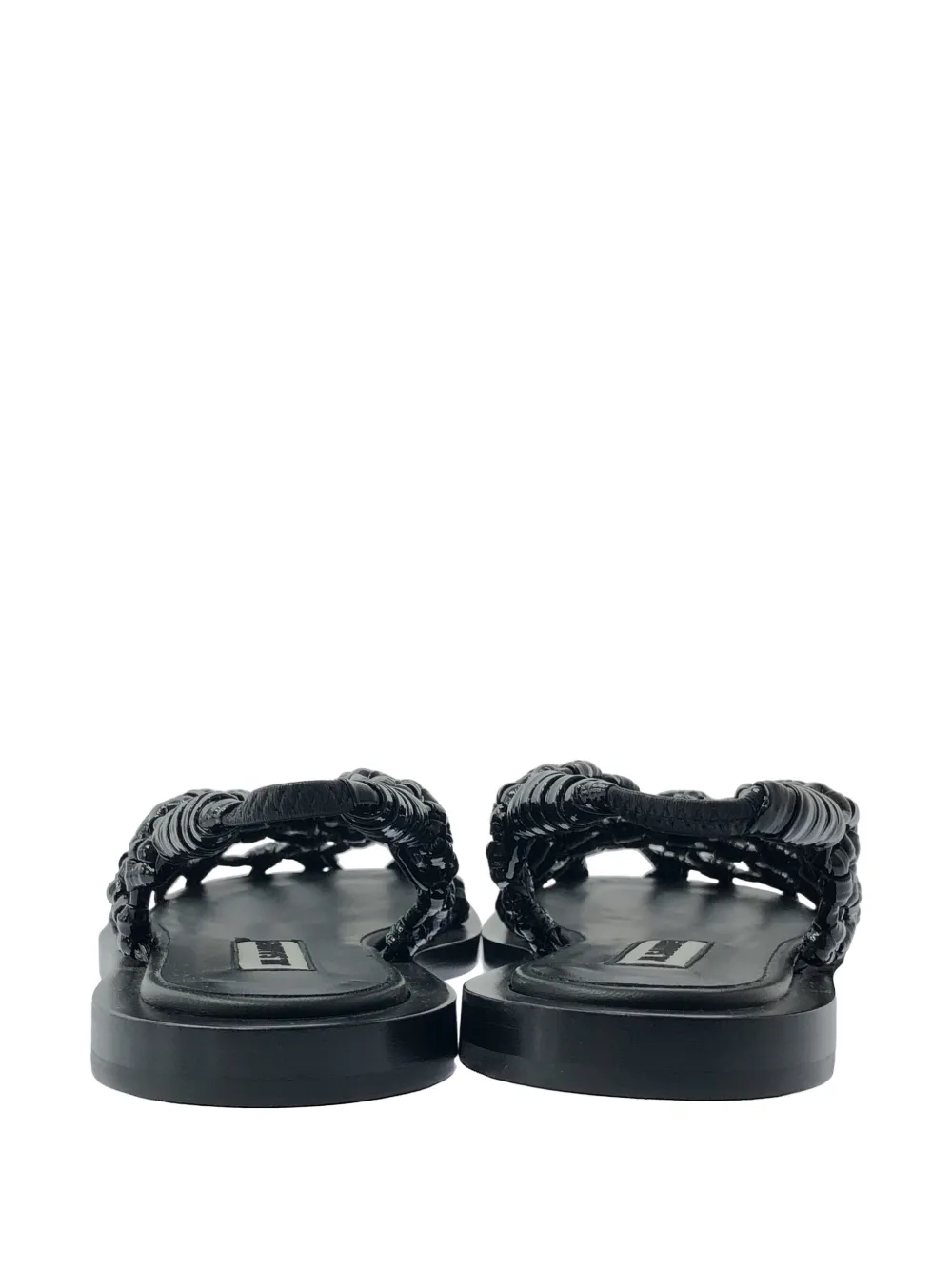 Jil Sander Knotted Cage Sandals | ブラック | FARFETCH JP
