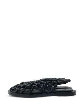 Jil Sander ノット ケージサンダル | ブラック | FARFETCH JP