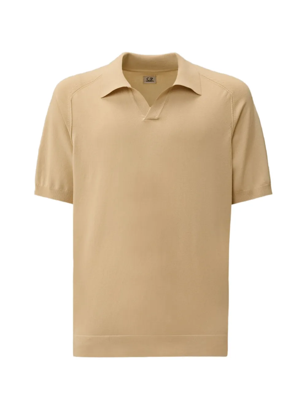 C.P. Company short-sleeve cotton polo shirt - Toni neutri