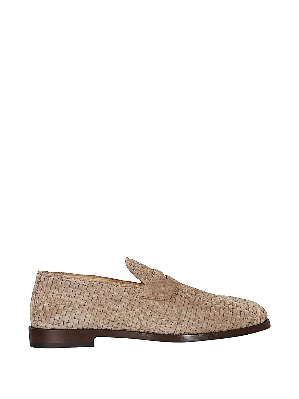 Brunello Cucinelli woven-design loafers - Toni neutri