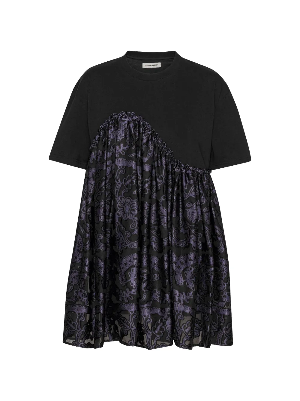 Henrik Vibskov Bon Chalant floral-print T-shirt - Nero
