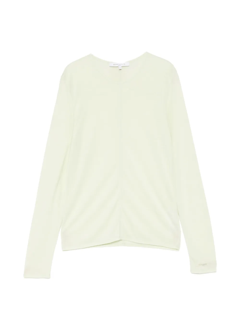 Maison Kitsuné seam-detail long-sleeve T-shirt