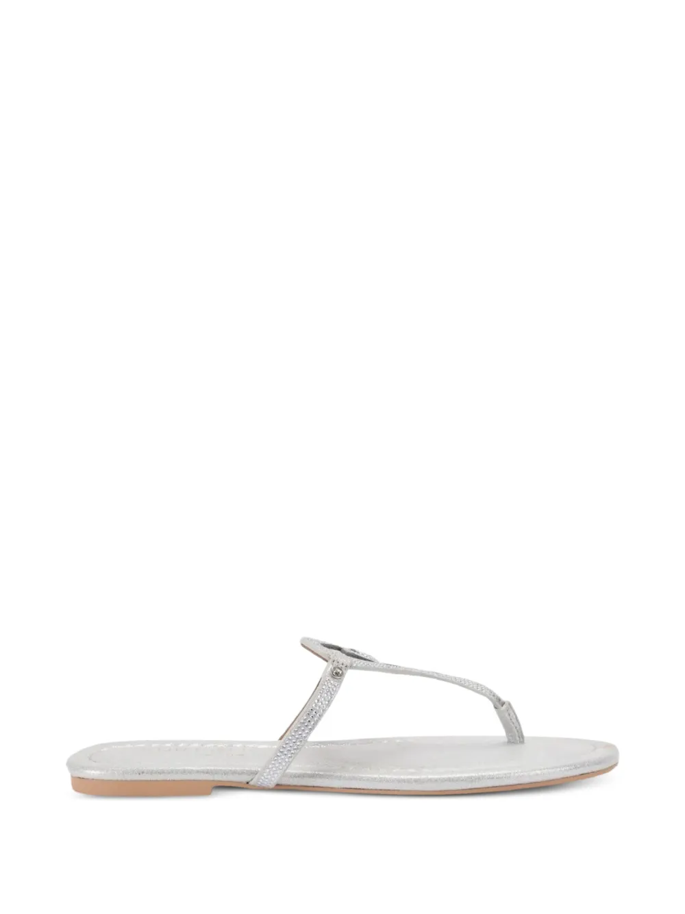 Kurt Geiger Kurt Heart T-bar sandals - Argento