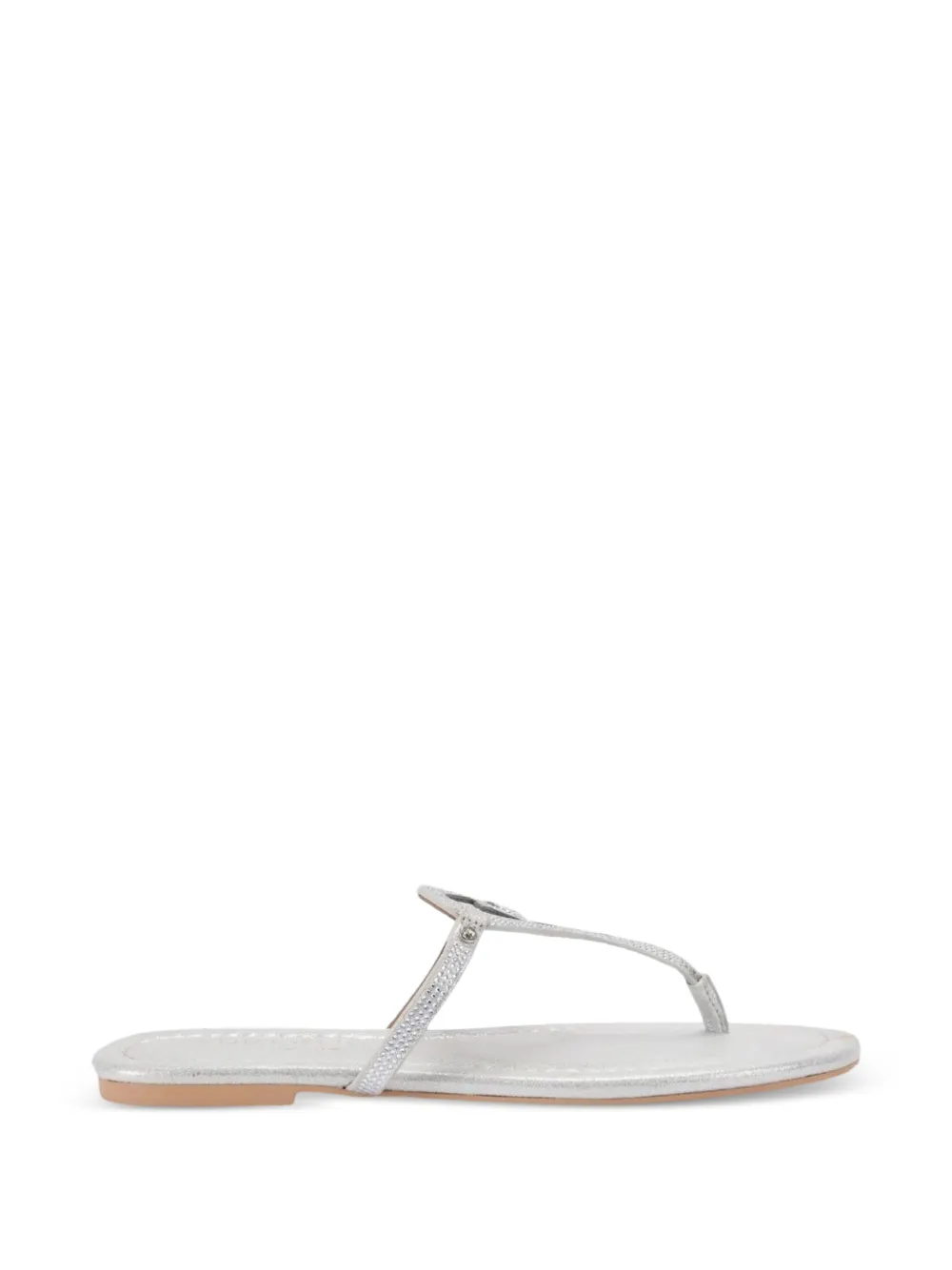 Kurt Geiger Kurt Heart T-bar sandals - Argento