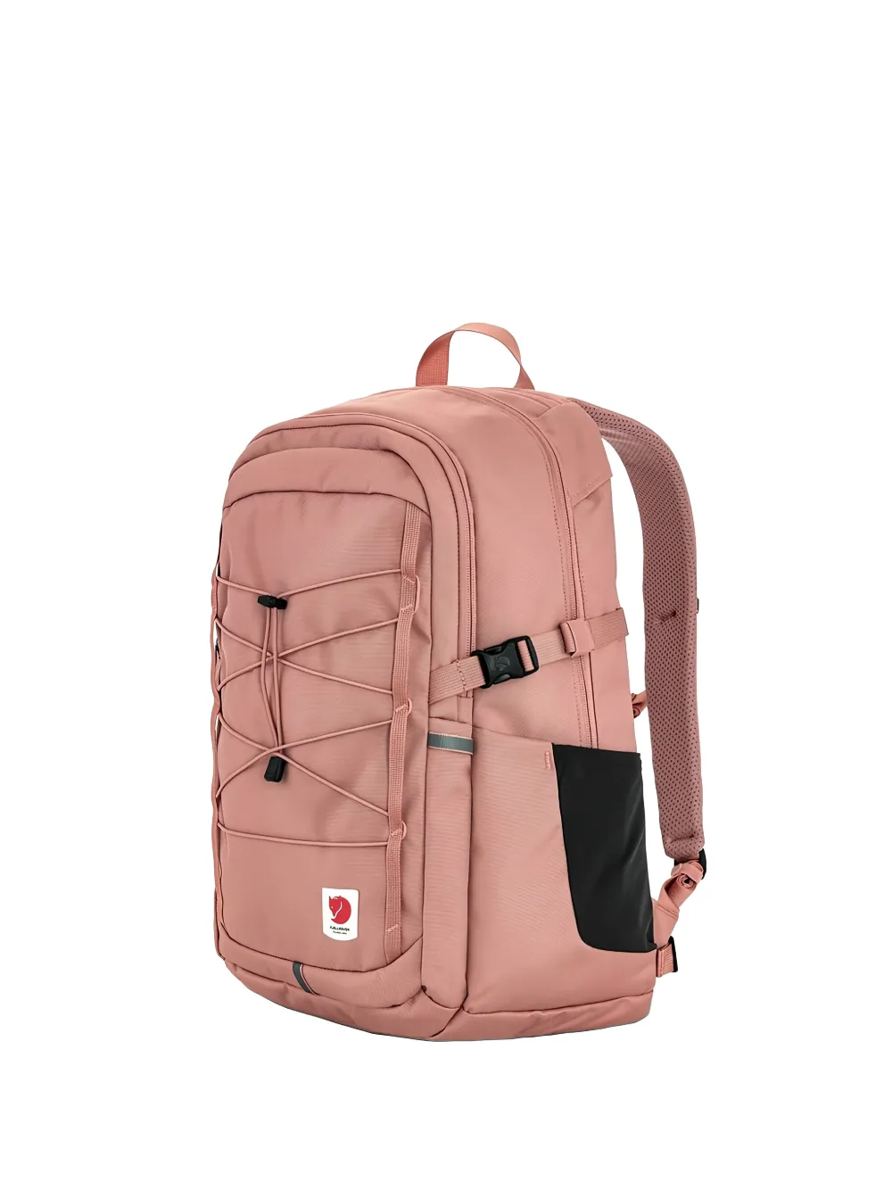 Fjällräven Skule 28 bungee-cord logo-patch backpack - Rosa