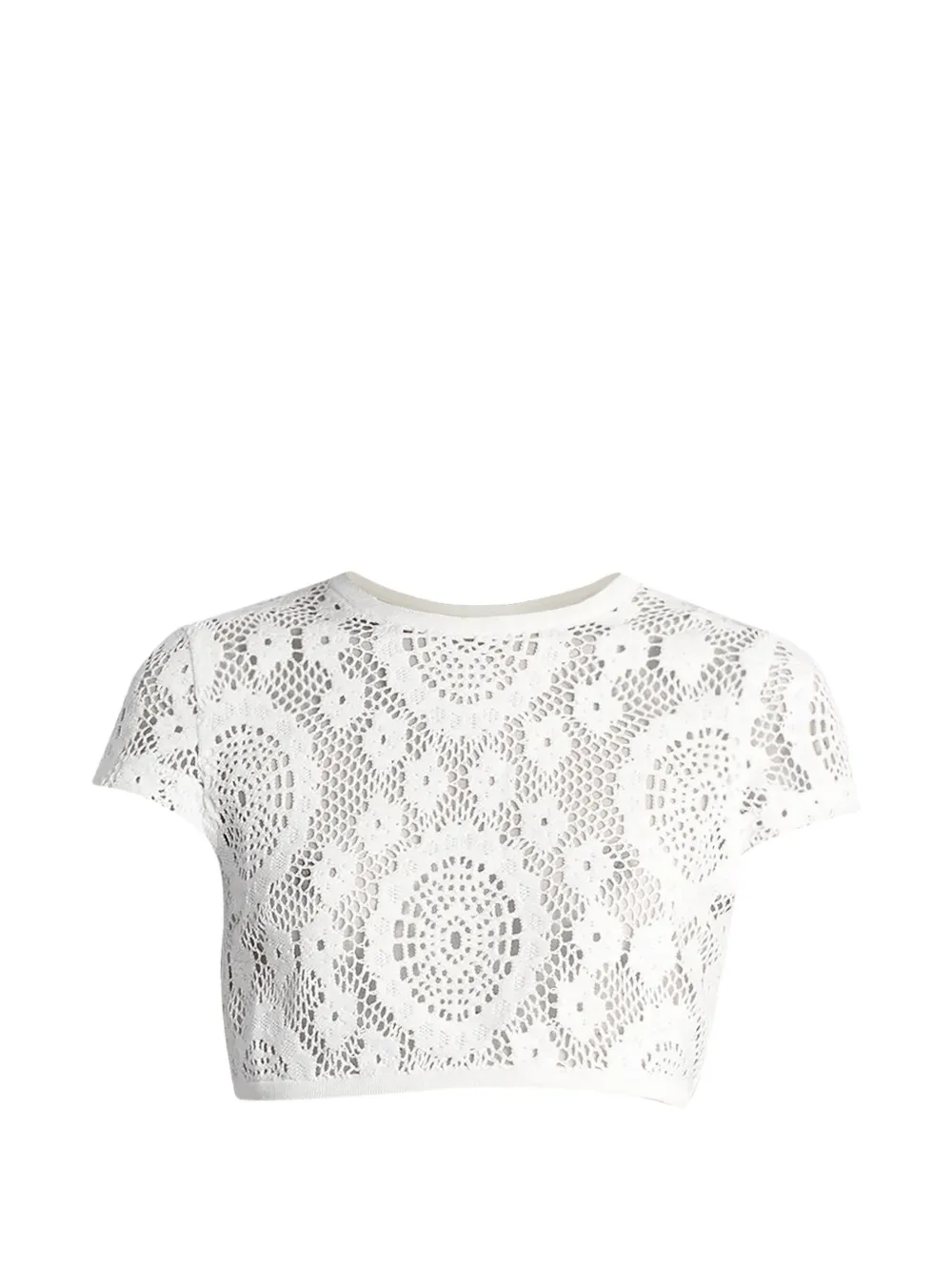 Simkhai crochet-knit blouse - Bianco