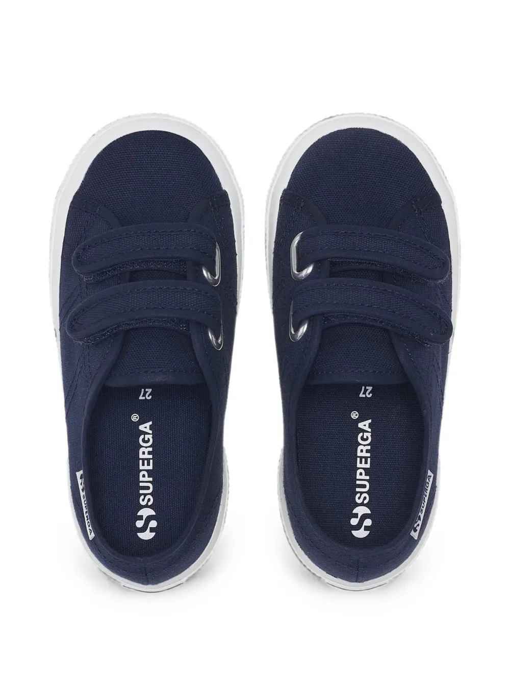 Superga Kids 3750 sneakers met klittenband Blauw