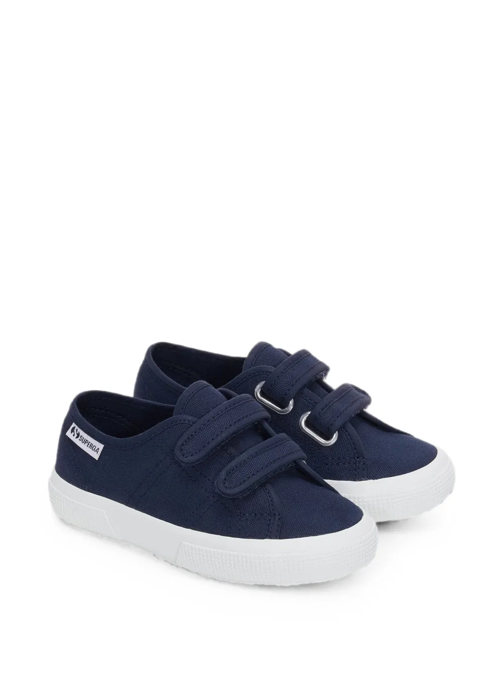 Superga Kids Superga 3750 touch-strap sneakers - Blu