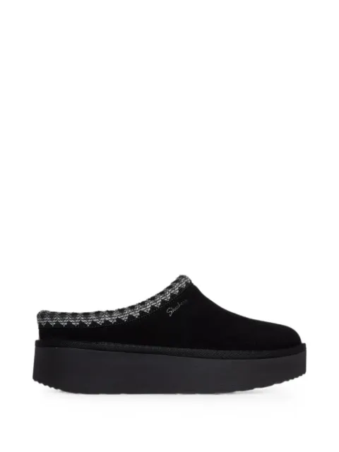 Skechers Keep Cozy - Cozy Cascade embroidered platform slippers