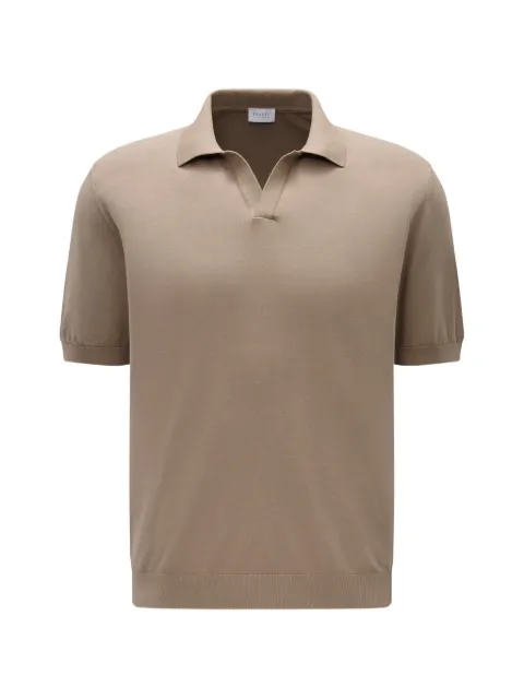 04651 / A TRIP IN A BAG Johnny crepe knit polo shirt