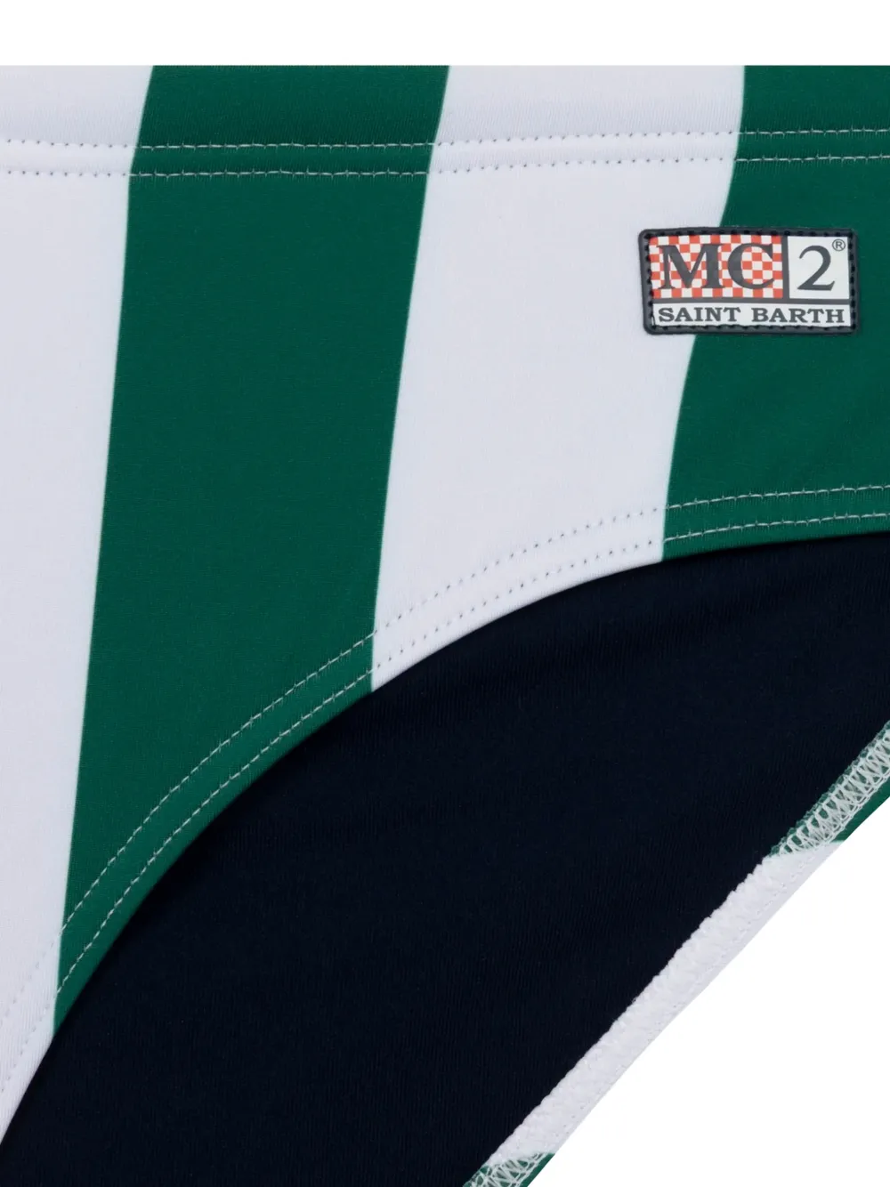 MC2 Saint Barth Cayo gestreepte zwembroek Groen