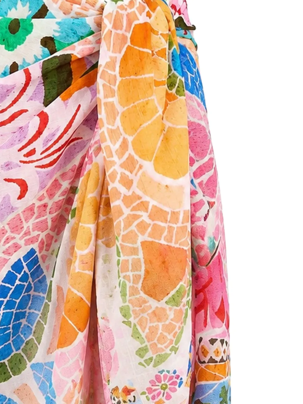 Seafolly Beach Boheme wikkelrok met print Roze