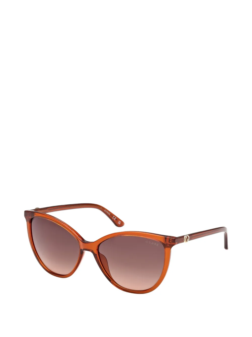 GUESS EYEWEAR Zonnebril met cat-eye montuur Oranje