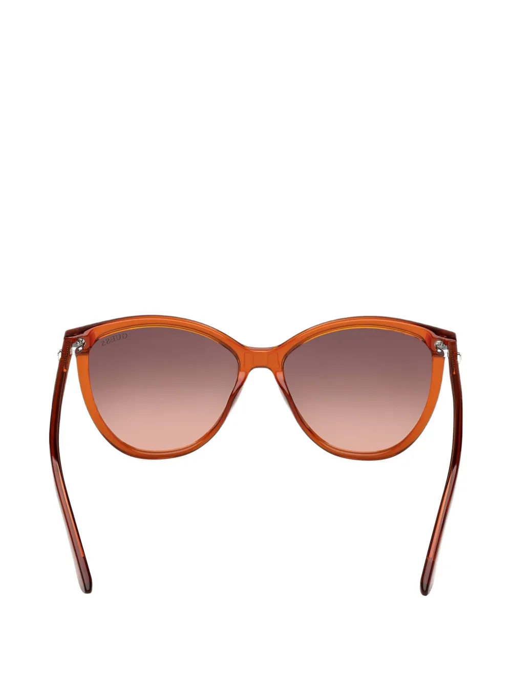 GUESS EYEWEAR Zonnebril met cat-eye montuur Oranje