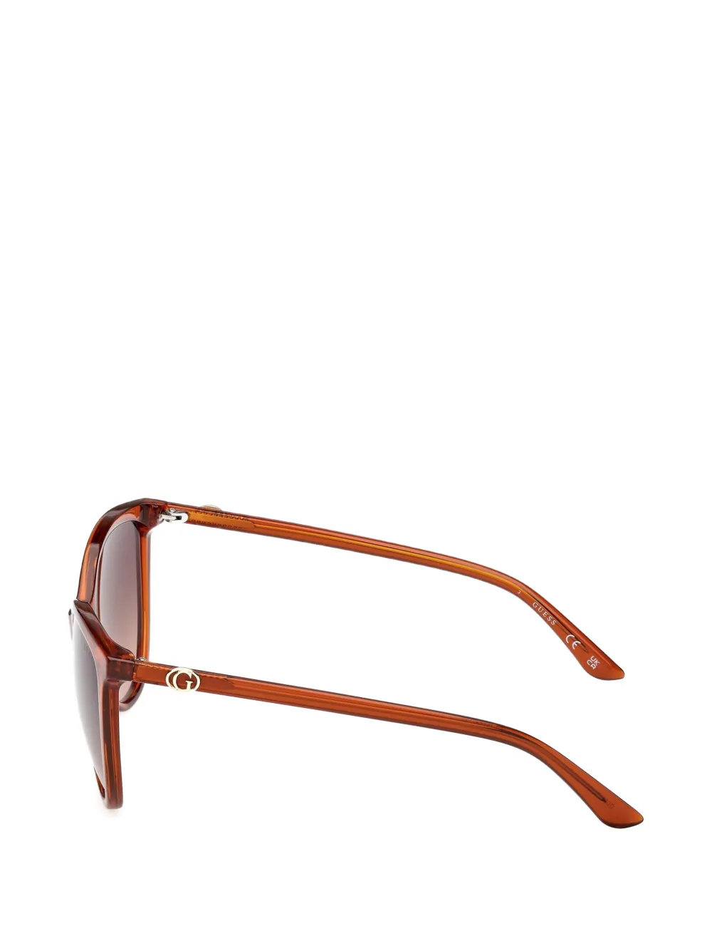 GUESS EYEWEAR Zonnebril met cat-eye montuur Oranje