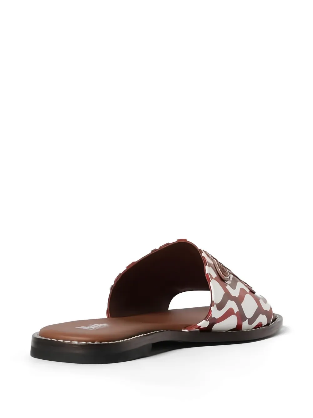 Max Mara Sandalen met monogramprint Wit