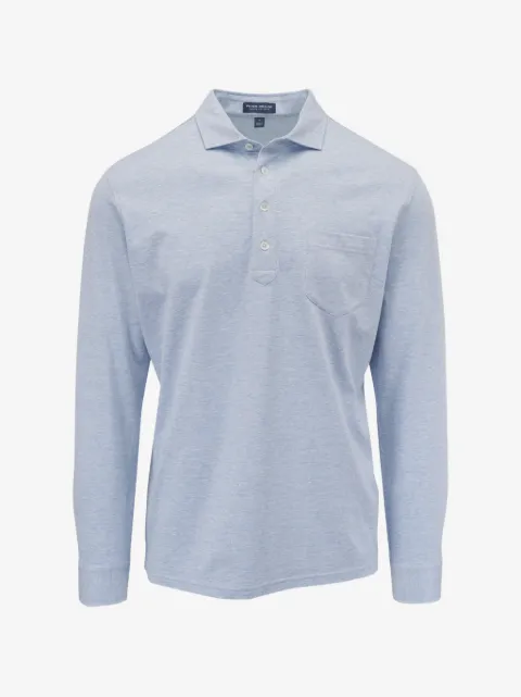 Peter Millar Landon long-sleeve pocket polo shirt