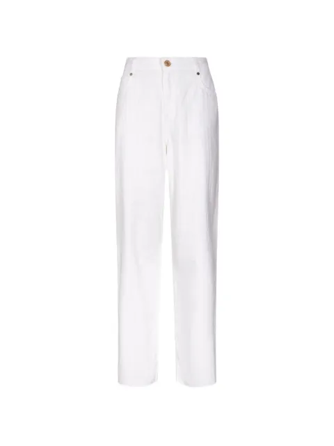 Gaëlle Paris Ungesäumte Jeans mit Verzierung