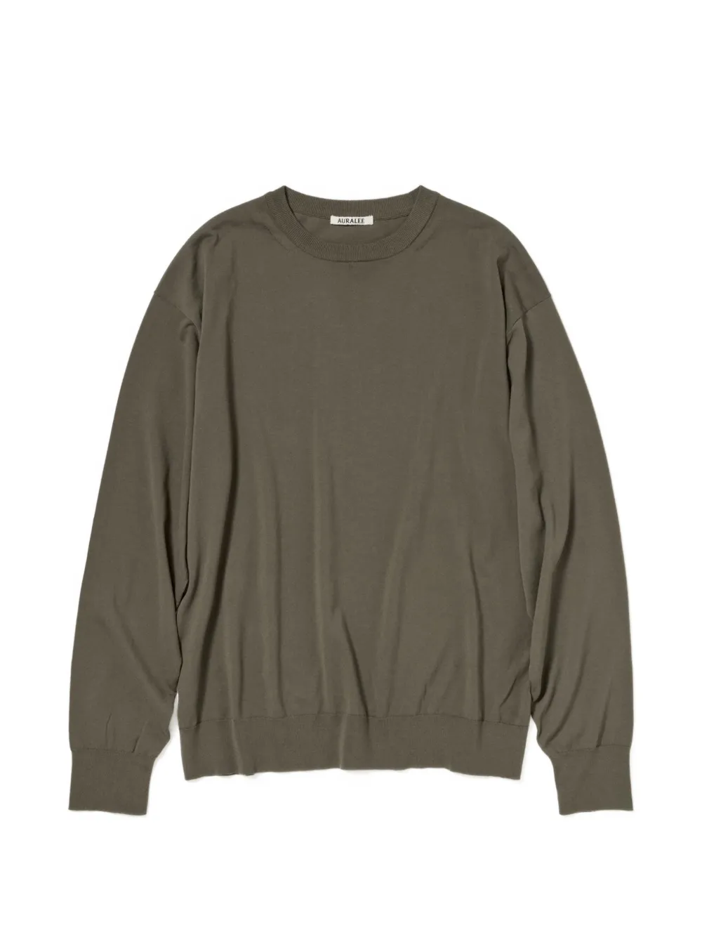 Auralee Giza sweatshirt - Grün
