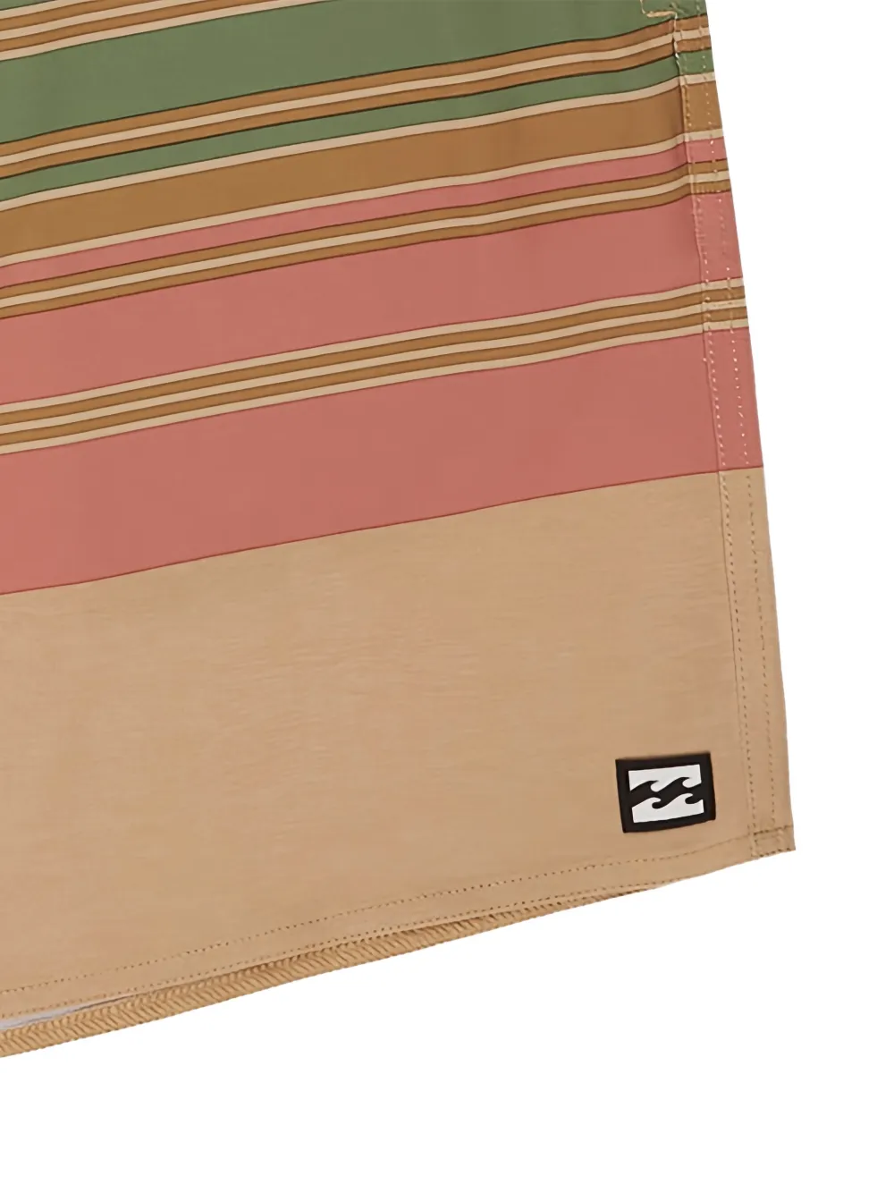 Billabong Spinner zwembroek met horizontale streep en trekkoord Beige