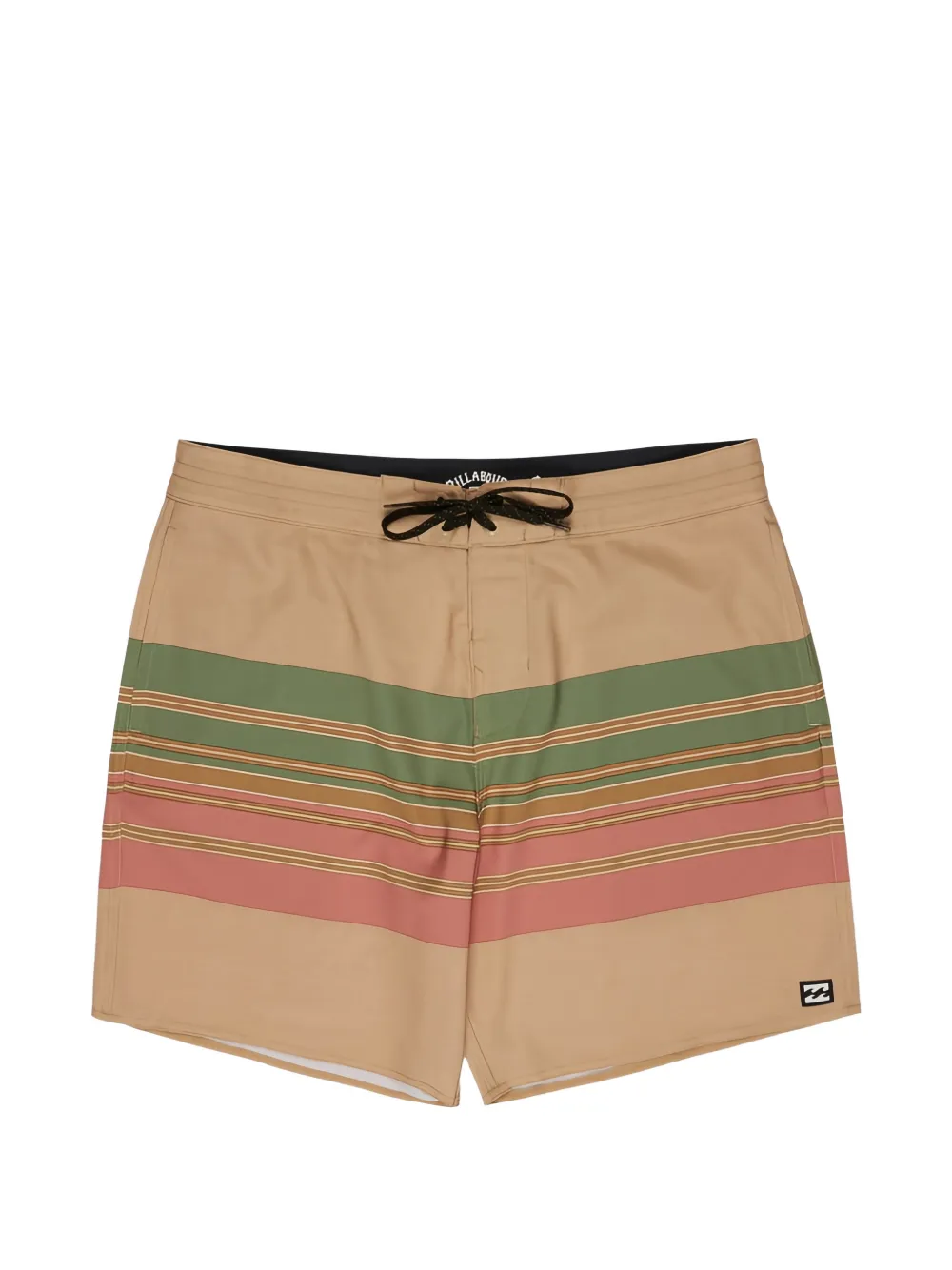 Billabong Spinner horizontal-stripe drawstring swim shorts - Toni neutri