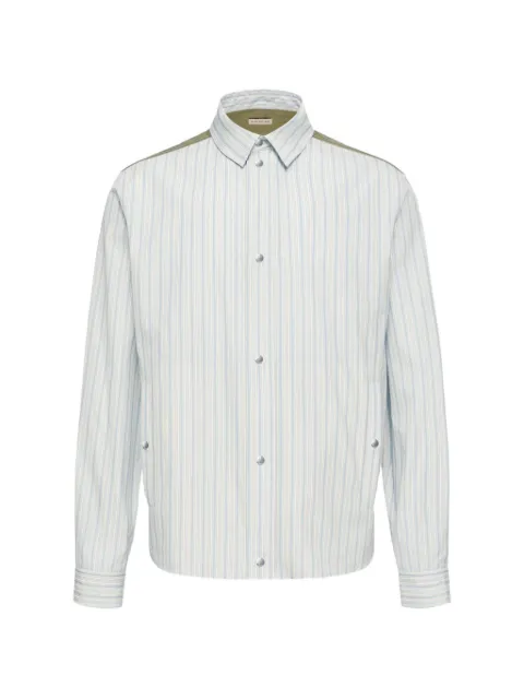 Moncler striped panelled shirt