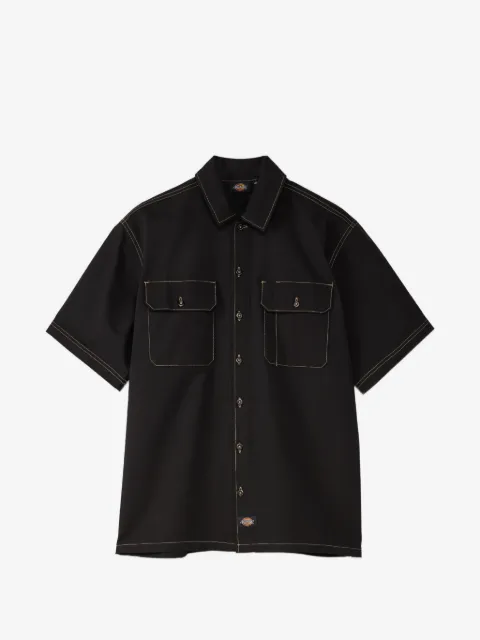 DICKIES camisa con costuras en contraste y bolsillo
