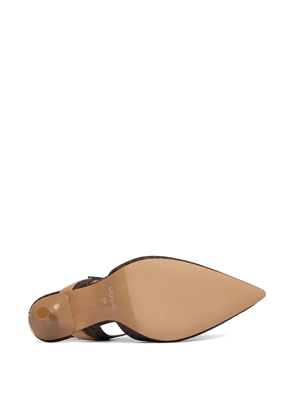 LIU JO Pumps met monogram-print Bruin